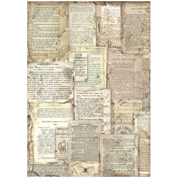 Pages de livre A4 Papier de riz {A4}