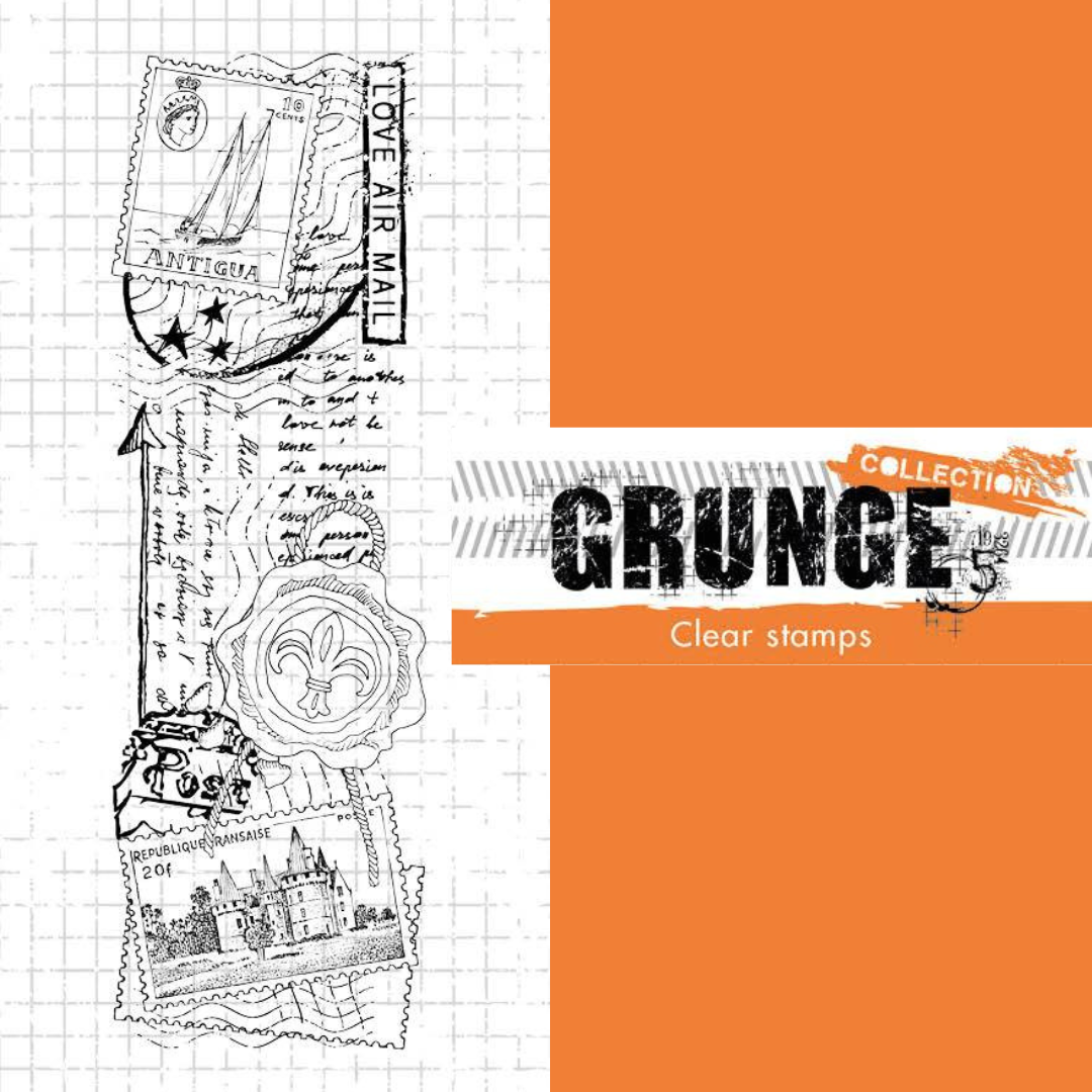 Love Mail Collage Stamp | Grunge Collection