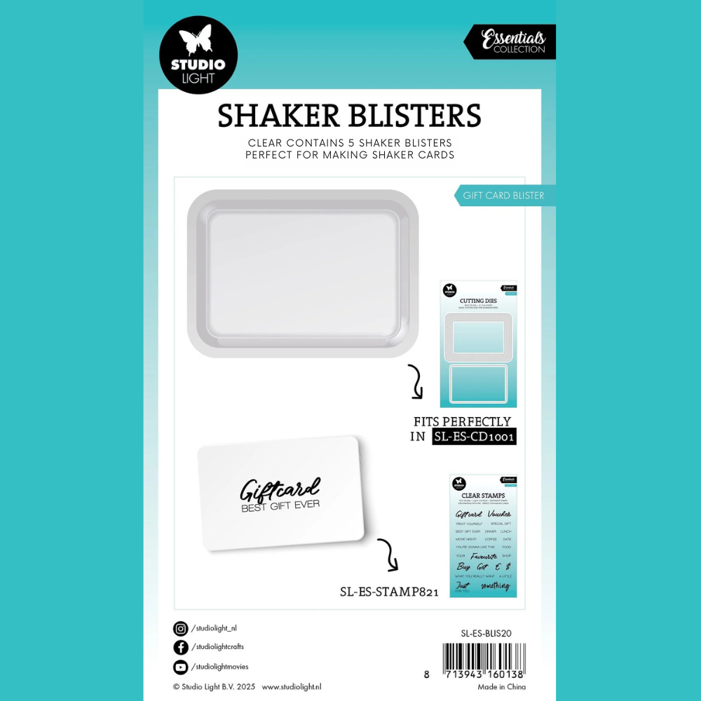 Gift Card Shaker Domes 5pk