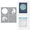Layered Full Moon Stencil | Celestial Zodiacs