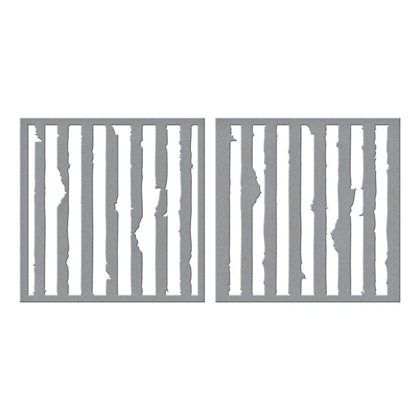 Tattered Stripes 6x6 Layering Stencil | Beautifully Imperfect