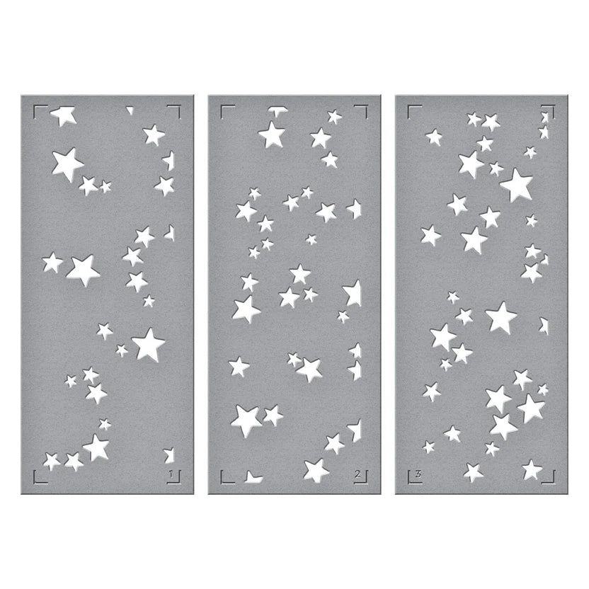 Starry Night 3D Emboss & Cut Folder + Stencil Bundle | Simon Hurley