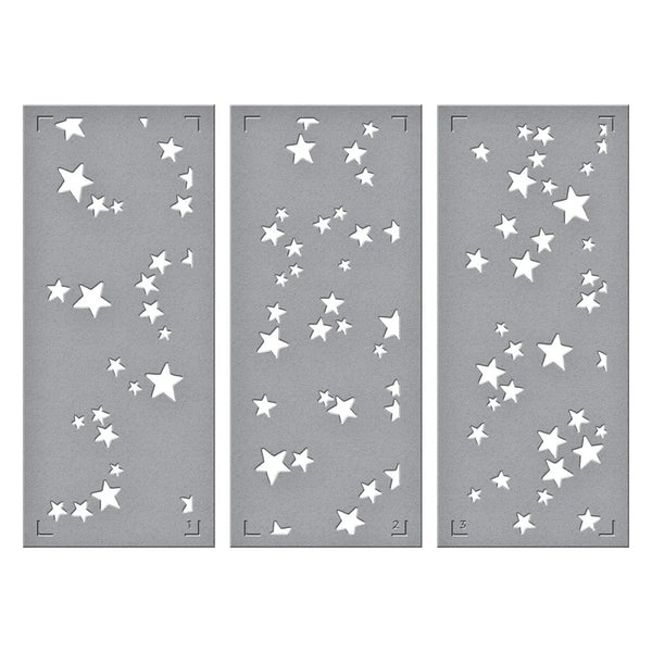 Starry Night 3D Emboss & Cut Folder + Stencil Bundle | Simon Hurley
