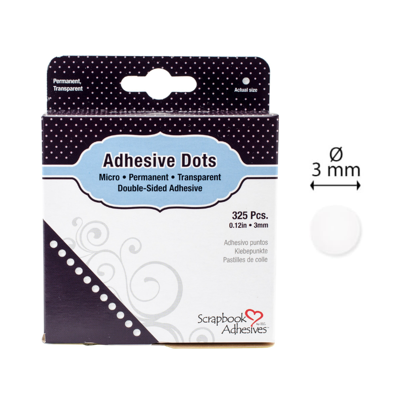 Micro Dots Permanent Double-Sided Adhesive Dots