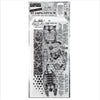Snarky Cat + Doodle/Bubble Stamp + Stencil Set No. 10 | Tim Holtz