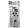 Distinguished + Plus/Herringbone Stamp + Stencil Set No. 16 | Tim Holtz