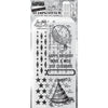 Birthday Blueprint + Diamond Dot/Stars Stamp + Stencil Set No. 43 | Tim Holtz