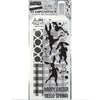 Bunny Hop + Ringer/Gingham Stamp + Stencil Set No. 83 | Tim Holtz