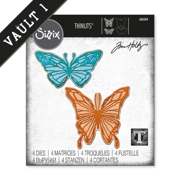 Scribbly Butterfly Die Set | Tim Holtz Vault Release No. 1