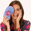Seafaring Crab Lavender-Infused Eye Mask in Cornflower Blue