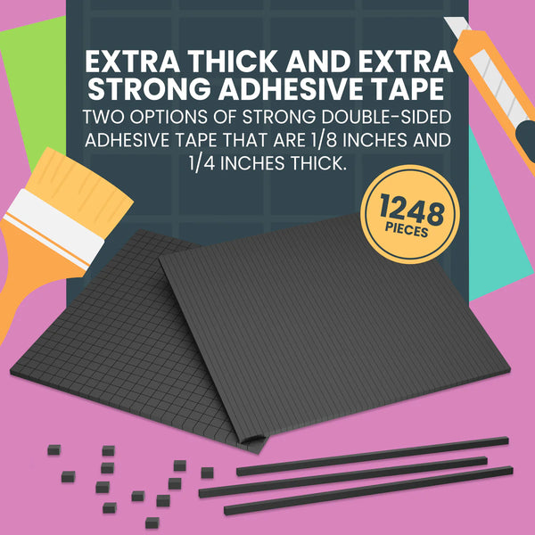 Extra Tall Foam Tape | Bearly Art Cubies Starter Pack