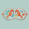 Sparkling Seahorse Lavender-Infused Eye Mask in Aqua