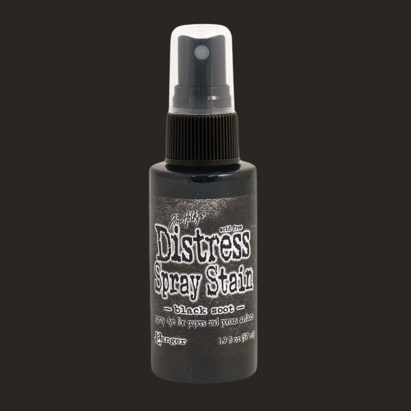 #72 Black Soot Distress Spray Stain