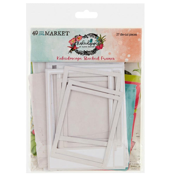 Stacked Chipboard Frames {Kaleidoscope}