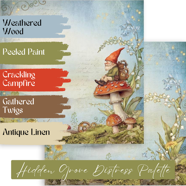 Hidden Grove 12x12 Single-Sided Paper Pad | Farrel Tailor