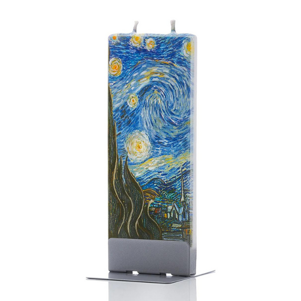 Flat 2-Wick Dripless Art Candles {multiple designs}