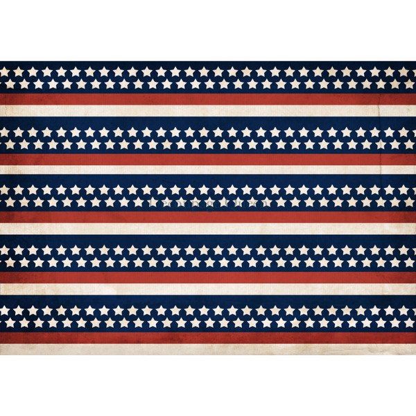 Stars + Stripes A4 Rice Paper