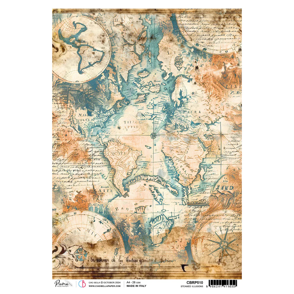 Steamed Illusions A4 Rice Paper