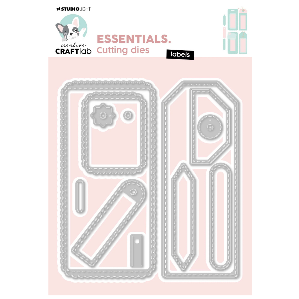 Labels and Tags Cutting Die Set | Creative CraftLab
