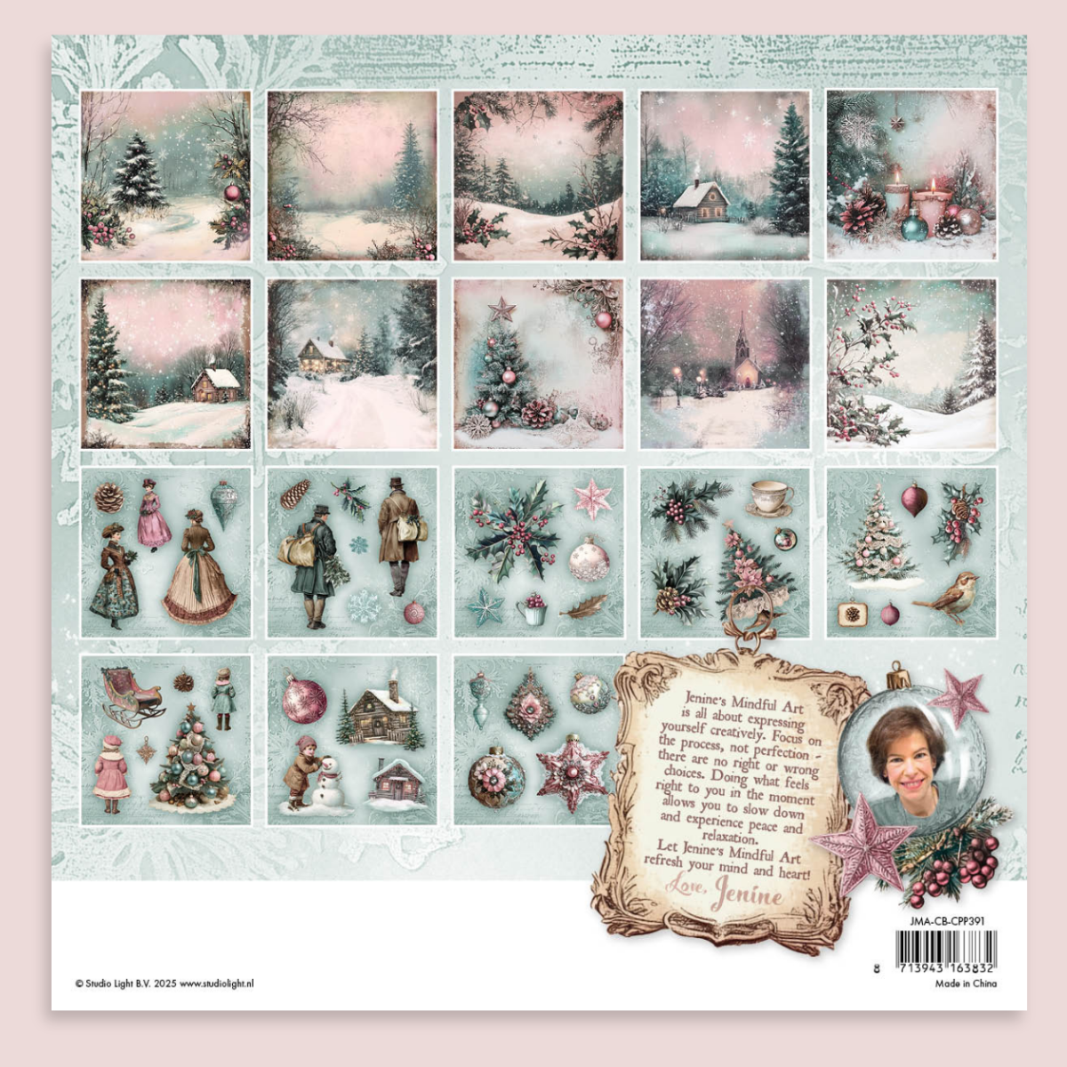 {coming soon!} Christmas Blush Collage 8x8 Paper Pad & Elements