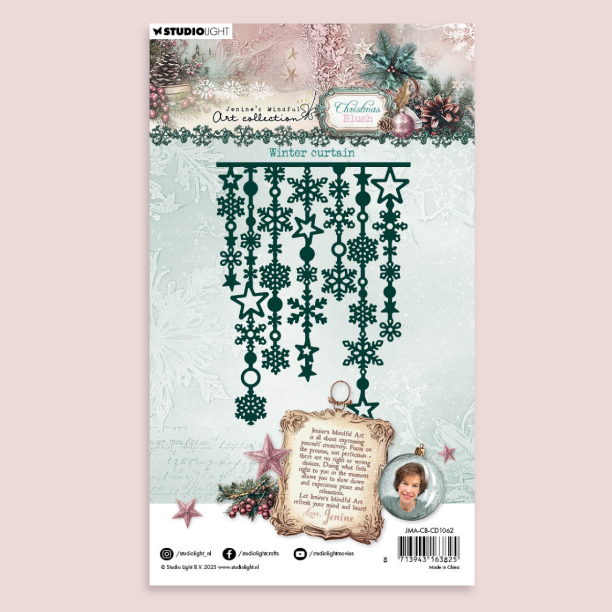 {coming soon!} Winter Curtain Cutting Die | Christmas Blush