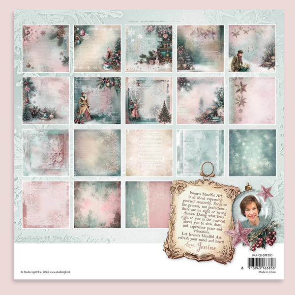 {coming soon!} Christmas Blush 8x8 Designer Background Paper Pad