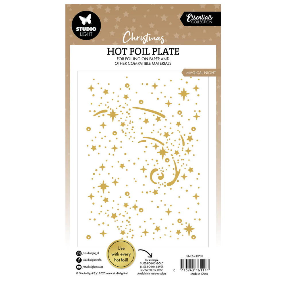 Magical Night Hot Foil Plate