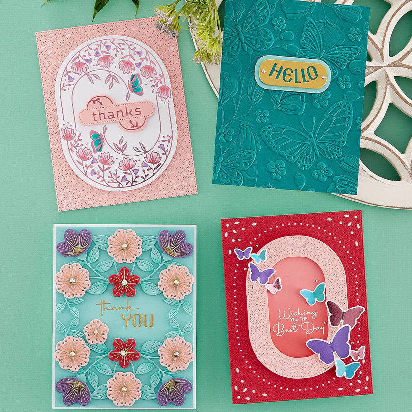 Essential Stylish Ovals Etched Nesting Dies