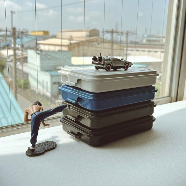 Black T-152 Steel Stackable Storage Box