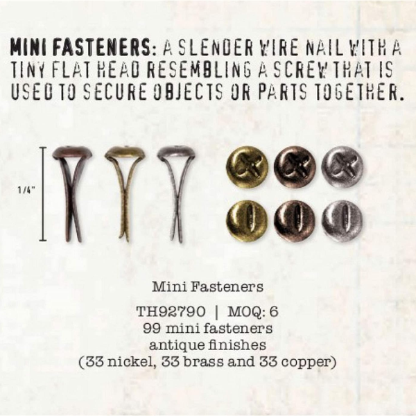 Mini Screw-Top Paper Fasteners | idea-ology