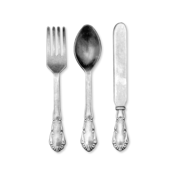 Antique Nickel Silverware Metal Adornments | idea-ology