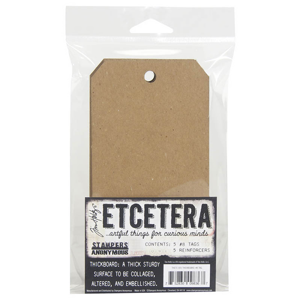 Etcetera Tags {Thickboards} | Tim Holtz {multiple sizes}