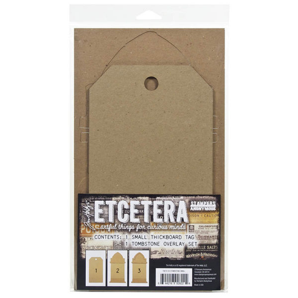 Tombstone Etcetera Panels {Halloween} | Tim Holtz