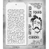 Observations + Gears/Countdown Stamp + Stencil Set No. 37 | Tim Holtz