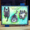 Snarky Cat + Doodle/Bubble Stamp + Stencil Set No. 10 | Tim Holtz