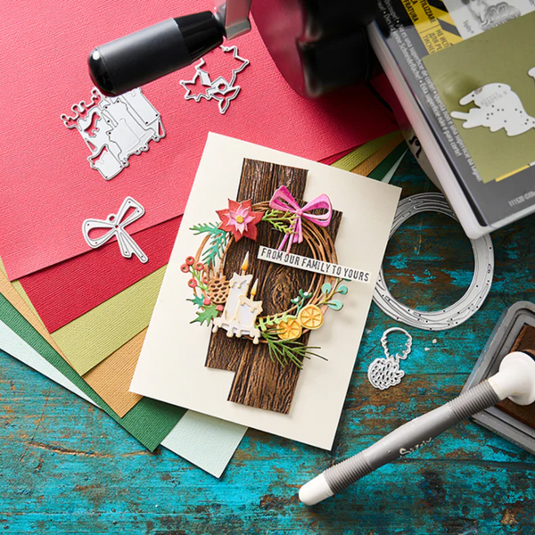 Festive Wreath Die Set | Tim Holtz Christmas Vault Release