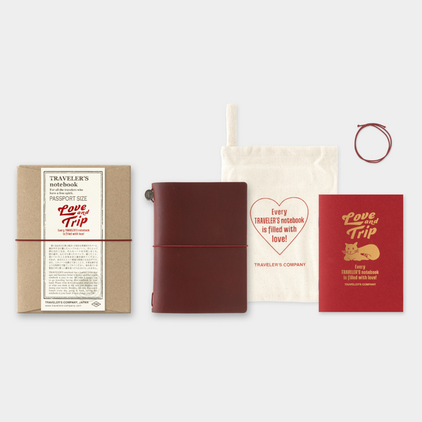 {back soon!} Love & Trip Limited Edition Traveler's Notebook Leather Cover | Passport Size