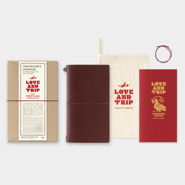 {back soon!} Love & Trip Limited Edition Traveler's Notebook Leather Cover | Regular Size