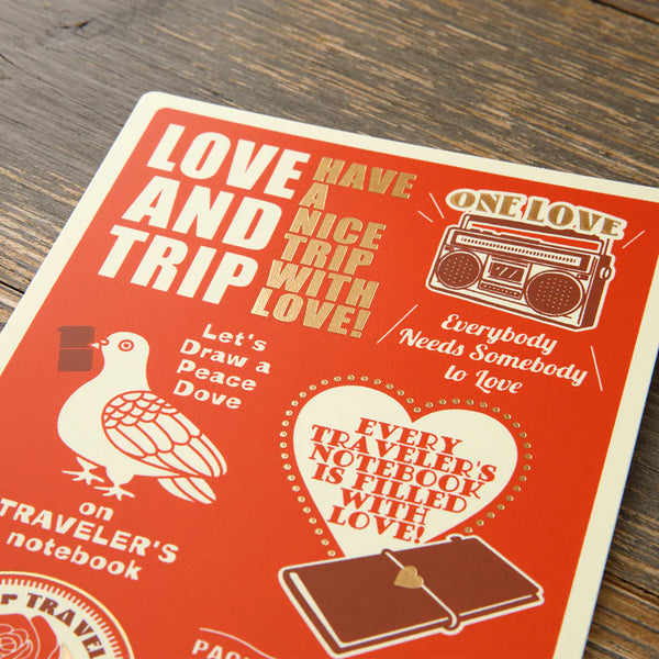 {back soon!} Regular-Size Plastic Sheet {2025 Limited Edition} | Traveler's Notebook