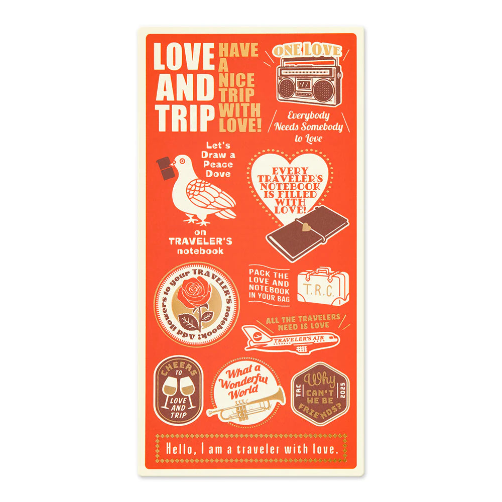 {back soon!} Regular-Size Plastic Sheet {2025 Limited Edition} | Traveler's Notebook