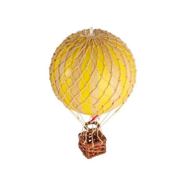 Yellow Stripe Mini Hot Air Balloon