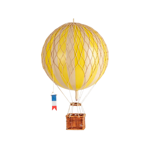 Yellow Stripe Mini Hot Air Balloon