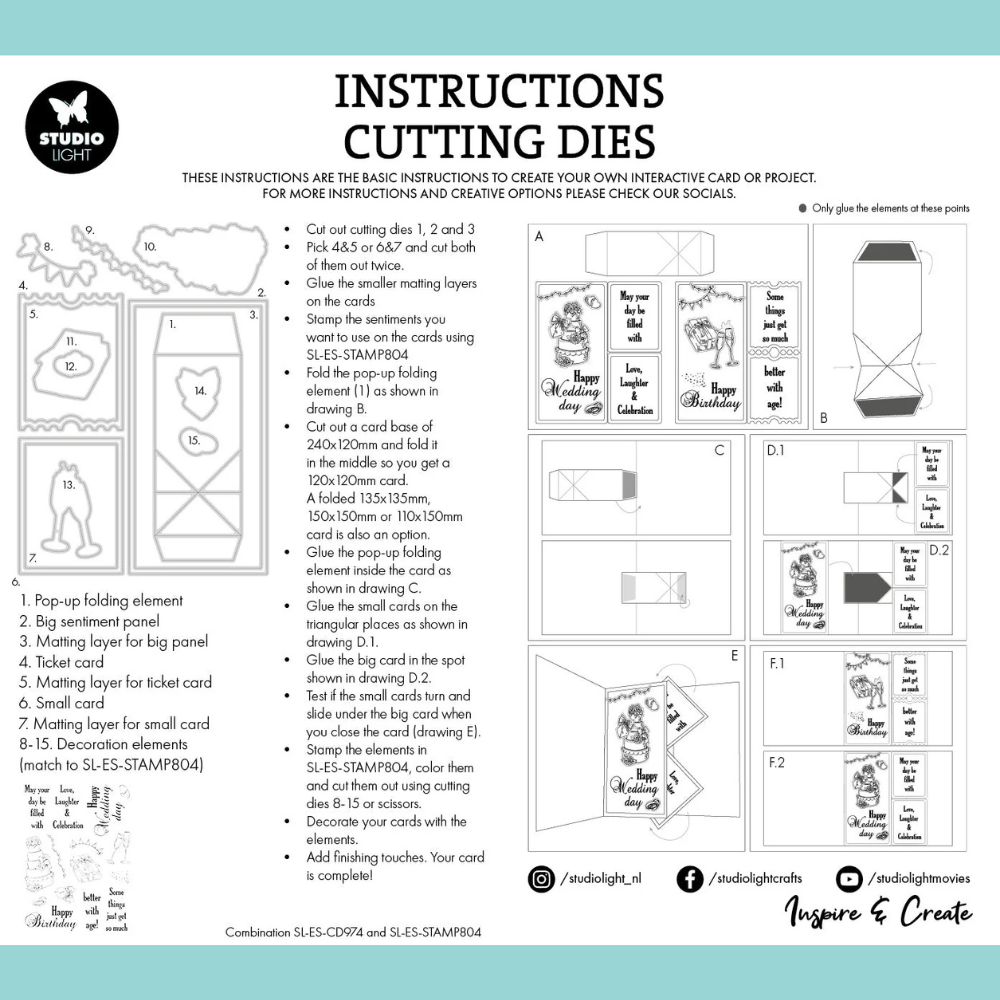 Turning Pop-Out Interactive Die Set