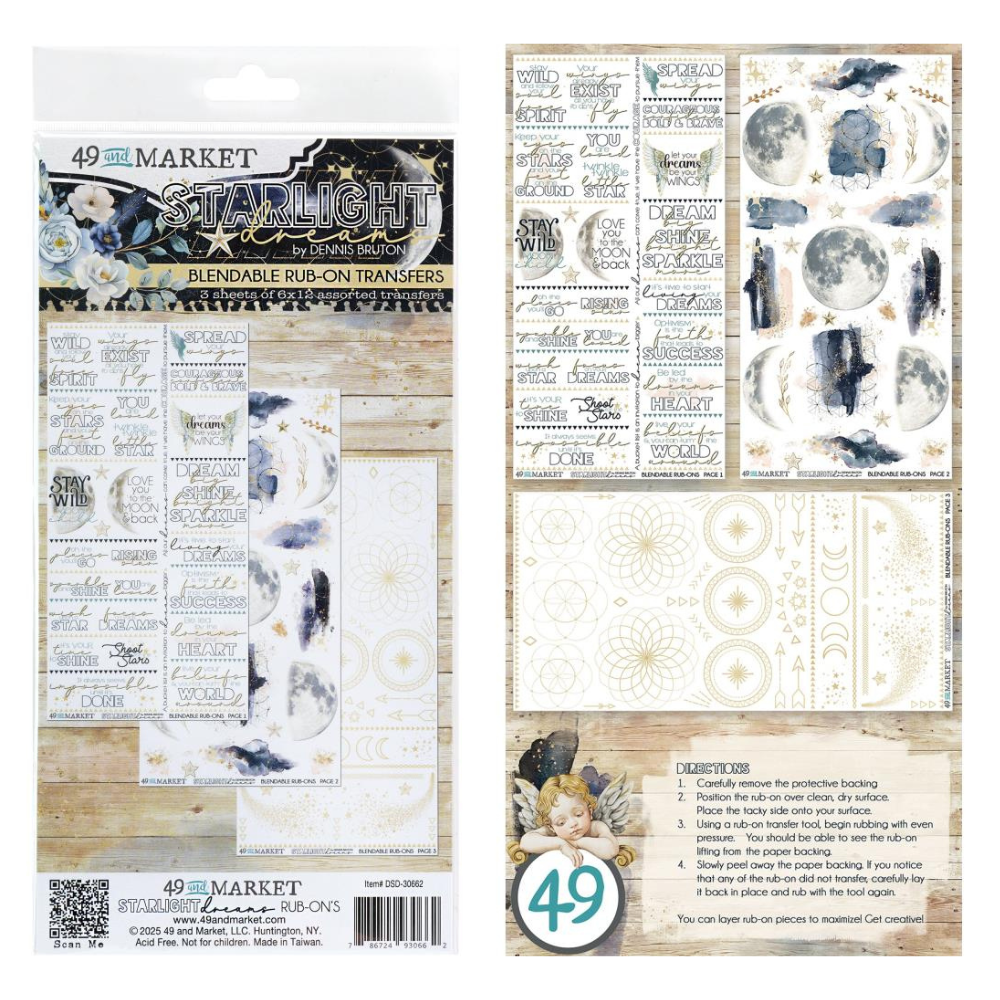 Starlight Dreams Blendable Rub-on Transfer Set {clearance}
