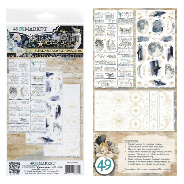Starlight Dreams Blendable Rub-on Transfer Set {clearance}