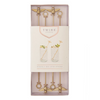 Brass Bee Stir Sticks
