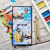 Fluid Background 4x6 Clear Stamp Set