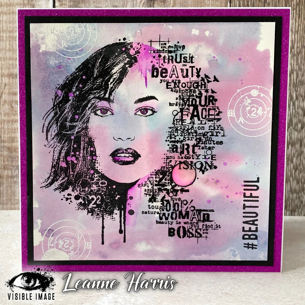 Background Vision A6 Clear Stamp Set