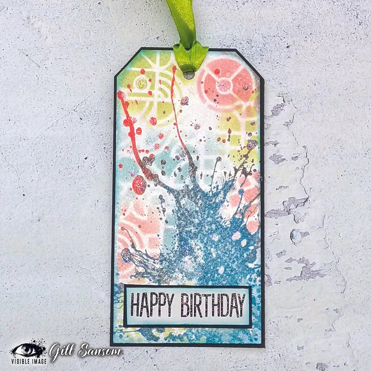 Fluid Background 4x6 Clear Stamp Set