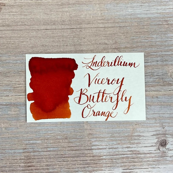 Encre Orange Papillon Vice-Roi